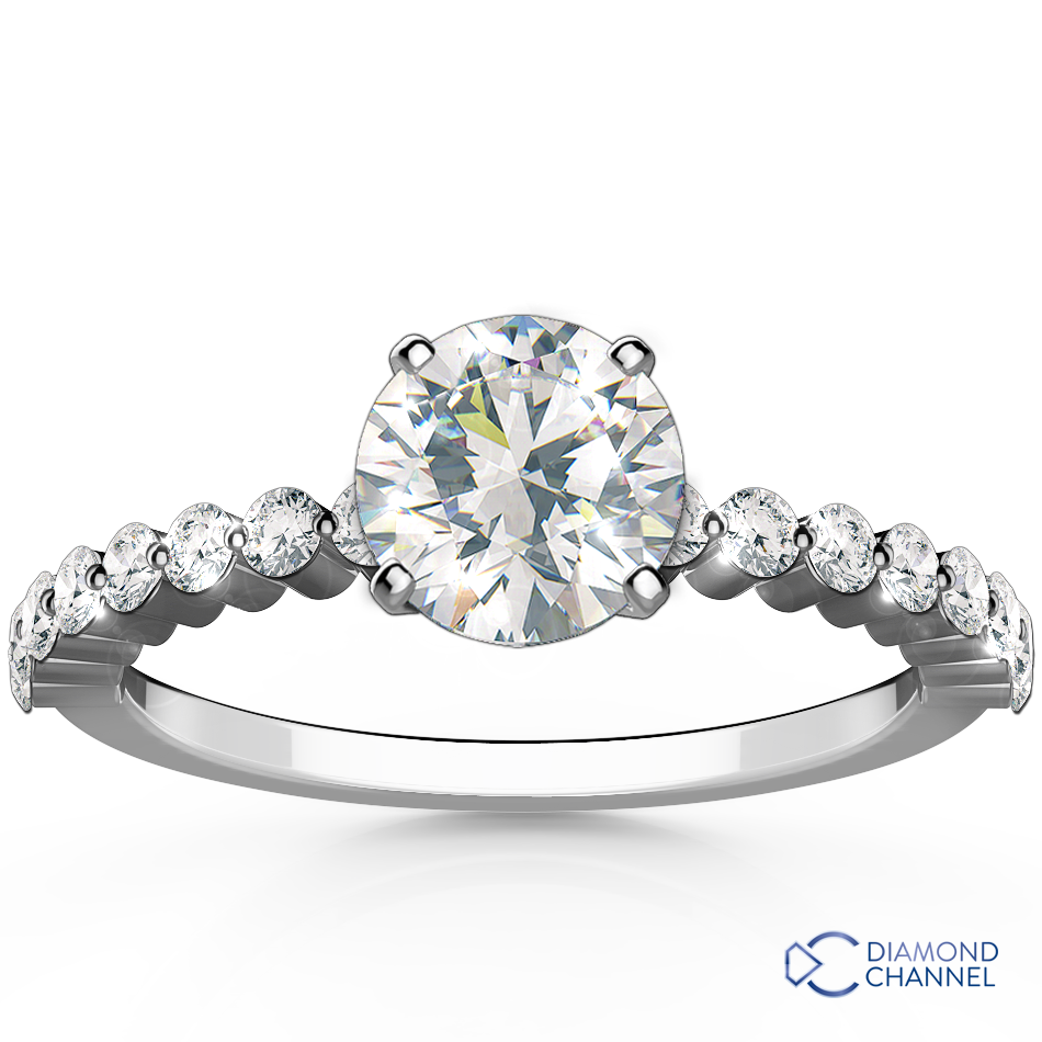 Side Stones Engagement Ring