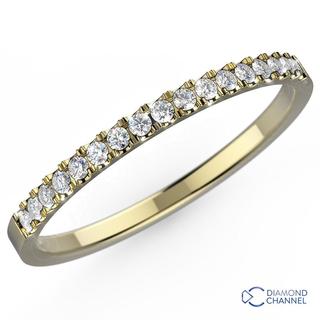 Petite 1/3 French Pave Diamond Ring (0.16ct TW*)