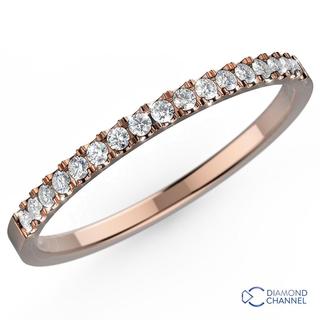 Petite 1/3 French Pave Diamond Ring (0.16ct TW*)