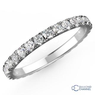 Nouveau French pave Full Eternity Ring (0.45ct TW*)