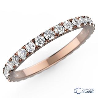 Nouveau French pave Full Eternity Ring (0.45ct TW*)