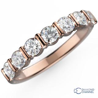 Bar Set Seven Diamond Eternity Ring (0.77ct TW*)