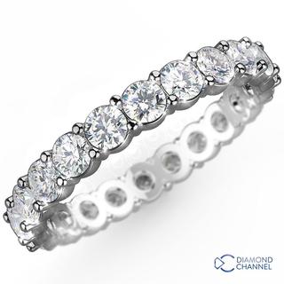 Classic Four Claw Full Eternity Ring (0.55ct TW*)
