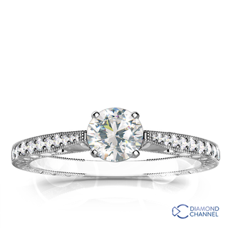 Pave-Set Diamond Ring (0.46ct tw)