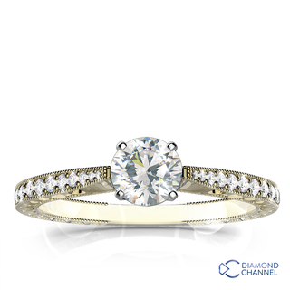 Pave-Set Diamond Ring (0.46ct tw)