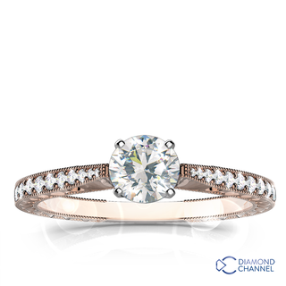 Pave-Set Diamond Ring (0.46ct tw)