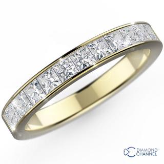 Channel Set Princess Half Eternity Ring (0.28ct TW*)