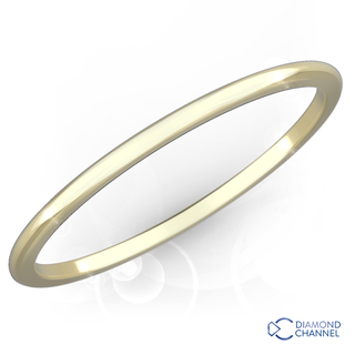 Plain Petite Thin Wedding Band