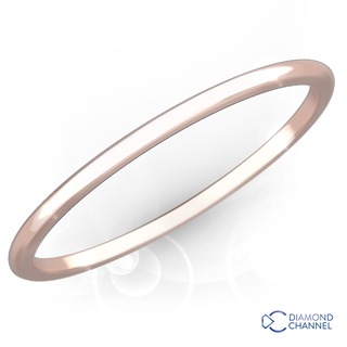 Plain Petite Thin Wedding Band