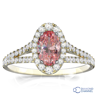 Morganite And Diamond Ring (0.48ct tw)