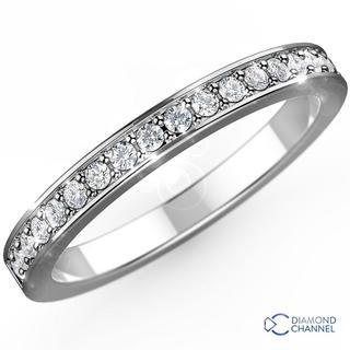 Pave Diamond Half Eternity Ring (0.27ct TW*)