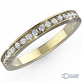 Pave Diamond Half Eternity Ring (0.27ct TW*)