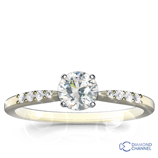 Petite Diamond Engagement Ring (055ct tw)