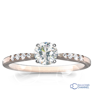 Petite Diamond Engagement Ring (055ct tw)