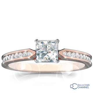 Sidestone Engagement Ring (0.64ct tw)