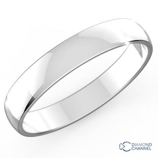 Classic Wedding Ring In 9K White Gold (3mm)