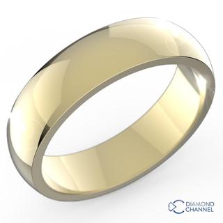 Comfort fIt Wedding Ring In 9K Yellow Gold (5mm)