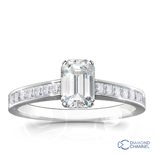 Emerald Cut Engagement Ring (0.57ct tw.)