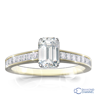 Emerald Cut Engagement Ring (0.57ct tw.)