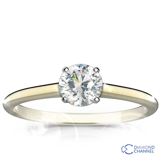 Petite Solitaire Engagement Ring (0.40ct tw)