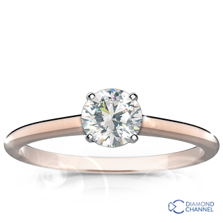 Petite Solitaire Engagement Ring (0.40ct tw)