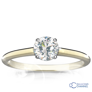 Classic Six Claw Engagement Diamond Ring (0.42ct tw)