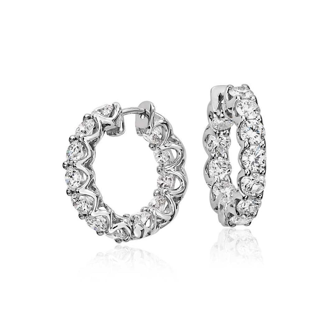 H Diamond Time & Eternity Silver Stud Earrings | Harry Ritchie's