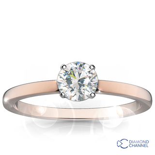 Low Dome Comfort Fit Solitaire Engagement Ring (0.52ct tw)