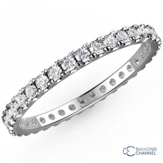 Nova French Pave Diamond Full Eternity Ring (0.54ct TW*)