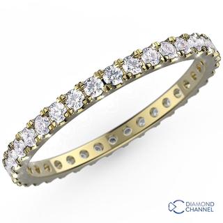 Nova French Pave Diamond Full Eternity Ring (0.54ct TW*)