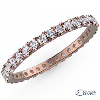 Nova French Pave Diamond Full Eternity Ring (0.54ct TW*)