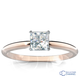 Princess Solitaire Engagement Ring