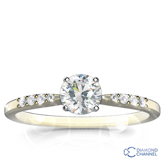 Petite Diamond Engagement Ring (0.0.50ct tw)