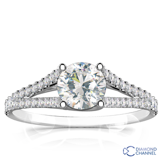 Split Shank Diamond Ring (0.78ct tw)