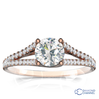 Split Shank Diamond Ring (0.78ct tw)