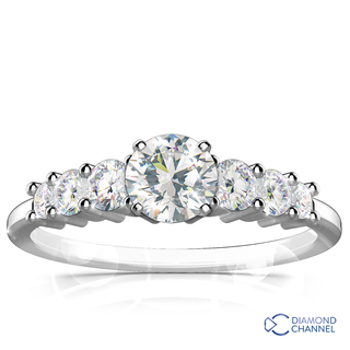 Petite Diamond Engagement Ring (0.62ct tw)