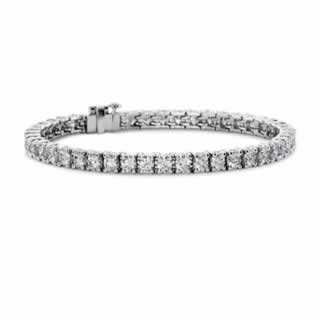 Diamond Tennis Bracelet in 18K White Gold (1.26ct tw) 
