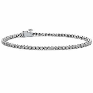 Diamond Tennis Bracelet in 18K White Gold (0.84 ct tw) 